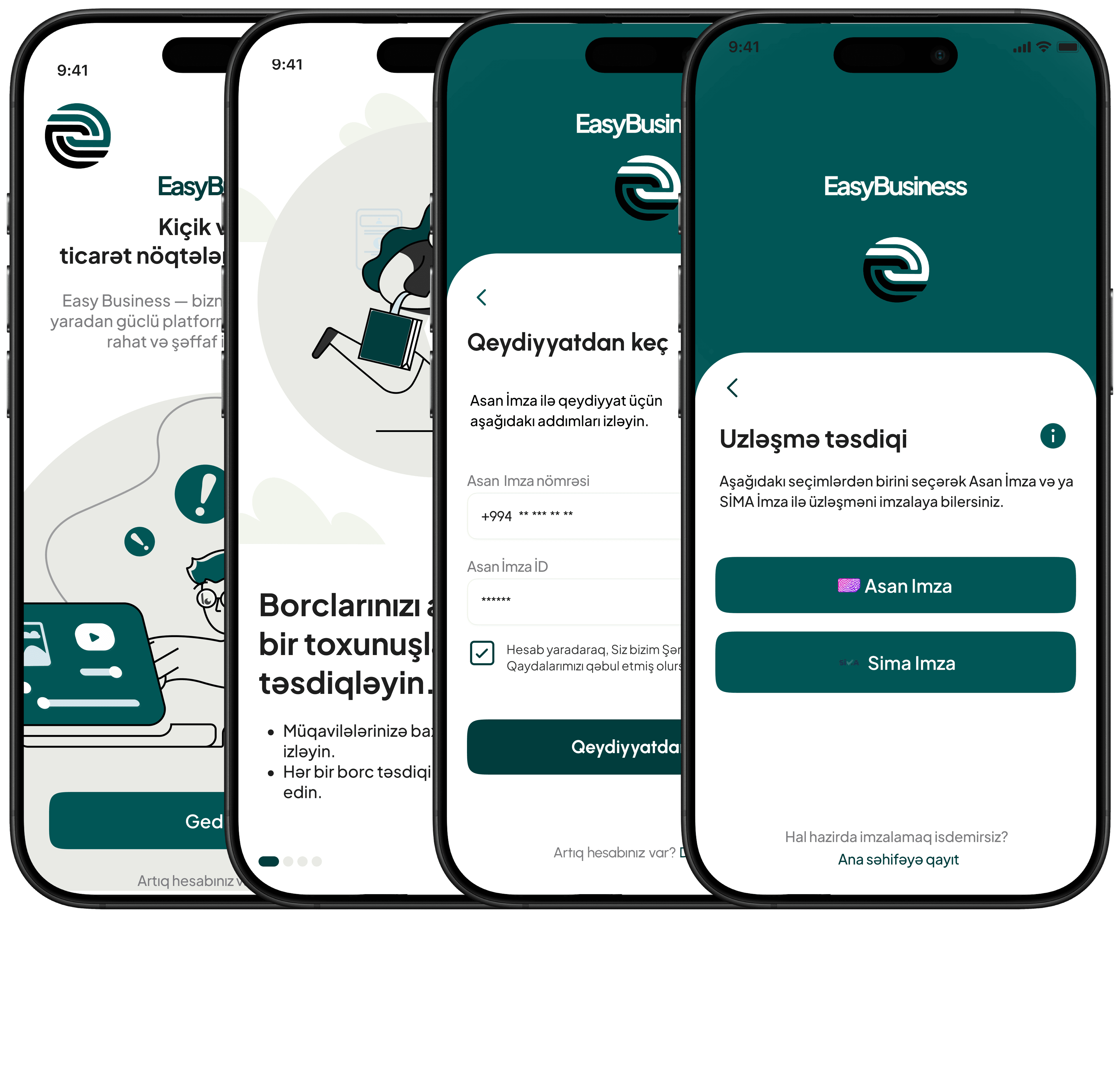 Easy Business mobile view